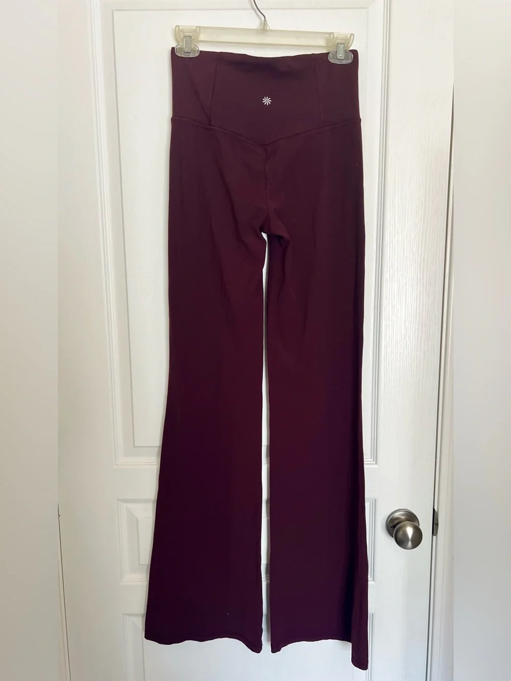 Athleta Purple Elation Flare Pants Size Small Tall - Picture 2 of 8